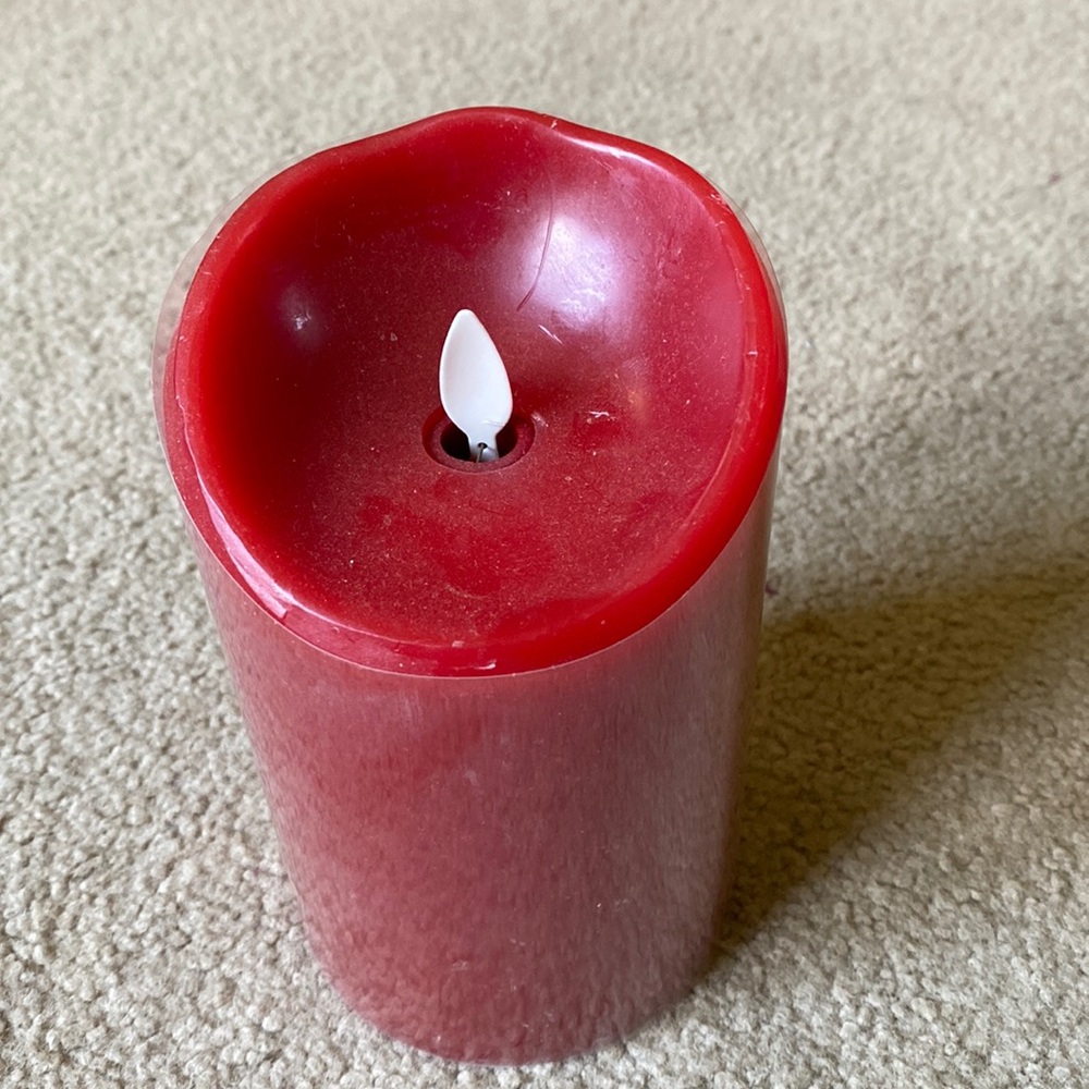 Luminara Red Candle
